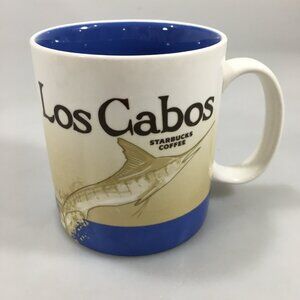 Starbucks Los Cabos Mexico Global Icon 2011 Swordfish Coffee Mug Cup 16 oz